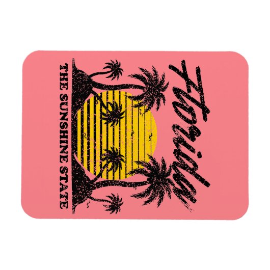 Florida De Sunshine State Magneet (Horizontaal)