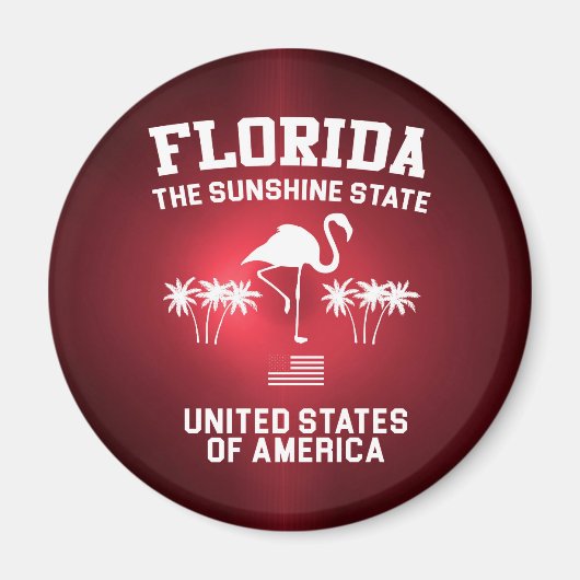 Florida De Sunshine State Magneet (Voorkant)