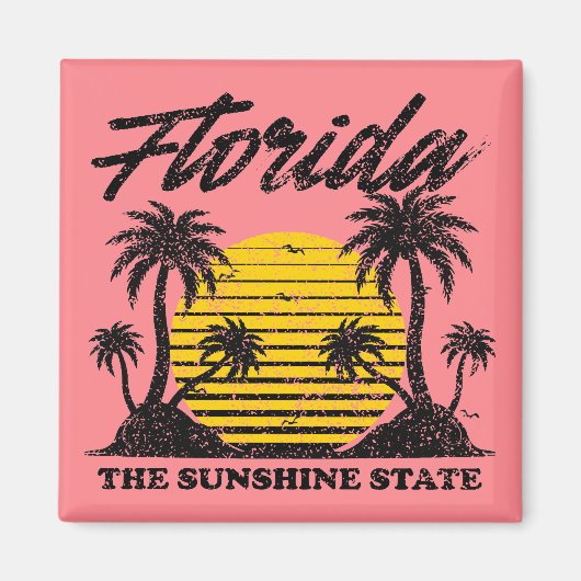 Florida De Sunshine State Magneet (Voorkant)