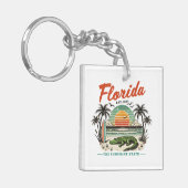 Florida, de Sunshine State - Sunset Beach Scene Sleutelhanger (Voorkant Links)