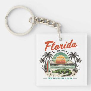 Florida, de Sunshine State - Sunset Beach Scene Sleutelhanger