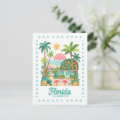 Florida de Sunshine State Verenigde Staten Zomer R Briefkaart (Staand voorkant)