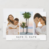 Florida Destination Beach Wedding Photo Save The Date (Voorkant)