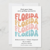 Florida Destination Wedding Photo Save the Date (Voorkant)