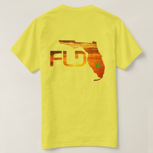 Florida Dispensaries T-Shirt (Design achterkant)
