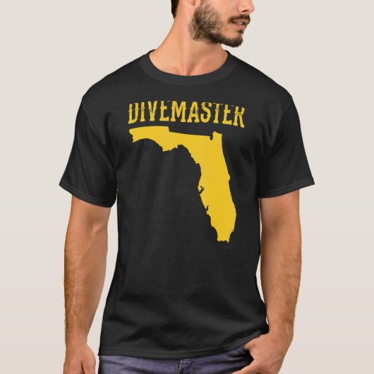 Florida Divemaster Scuba Diving Instructor Dive Fl T-shirt (Voorkant)