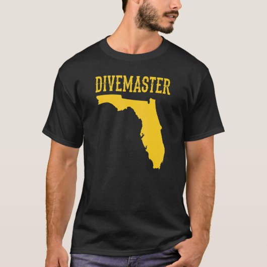 Florida Divemaster Scuba Diving Instructor Dive Fl T-shirt (Voorkant)