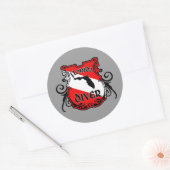 Florida Diver Ronde Sticker (Envelop)