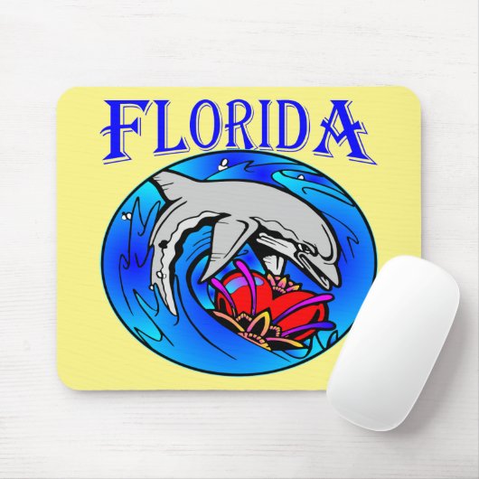Florida Dolfijn & Hart #USAPatriotGraphics © Muismat (Met muis)