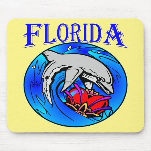 Florida Dolfijn & Hart #USAPatriotGraphics © Muismat (Voorkant)