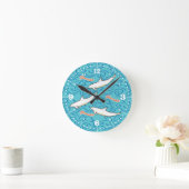 Florida Dolphin met Hoofdstuk Ring Ronde Klok (Huis)
