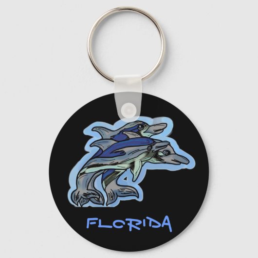 Florida dolphins sleutelhanger (Voorkant)