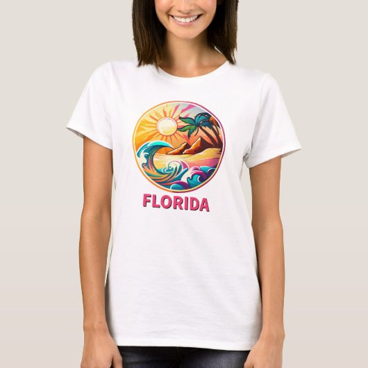 Florida Dreams: Kustsereniteit T-shirt (Voorkant)