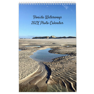 Florida East Coast Beaches Backwater Natuur Kalender