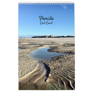 Florida East Coast Beaches Backwater Natuur Kalender