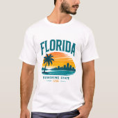 Florida Eindeloze Zomer Escape T-shirt (Voorkant)