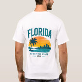 Florida Eindeloze Zomer Escape T-shirt (Achterkant)
