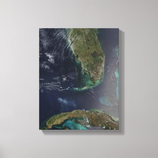 Florida en Cuba Canvas Afdruk (Voorkant)