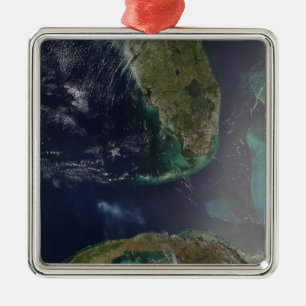 Florida en Cuba Metalen Ornament