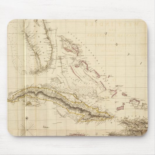 Florida en West Indies Muismat (Voorkant)