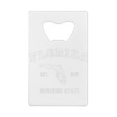 Florida Est 1845 Sunshine State Creditkaart Flessenopener (Achterkant)