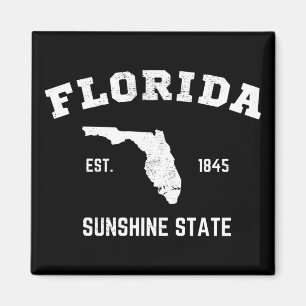 Florida Est 1845 Sunshine State Magneet