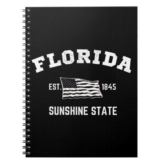 Florida Est, 1845 Sunshine State Notitieboek (Voorkant)