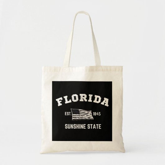 Florida Est, 1845 Sunshine State Tote Bag (Voorkant)
