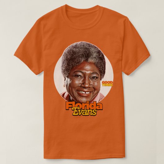 Florida Evans goede tijden 70s sitcom T-shirt (Design voorkant)