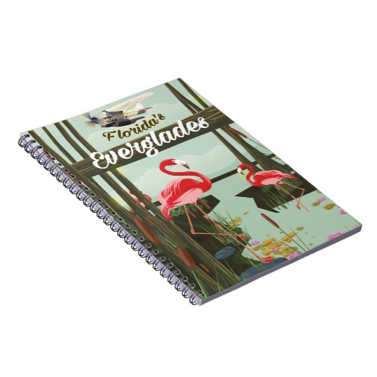 Florida Everglades cartoons reisposter Notitieboek (Rechterzijde)