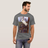 FLORIDA EVERGLADES HERON PAINTING T-SHIRT (Voorkant volledig)
