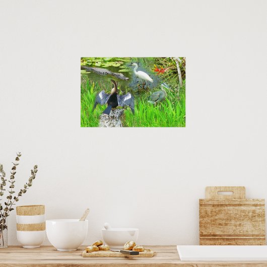 Florida Everglades Nationaal Park Poster (Keuken)