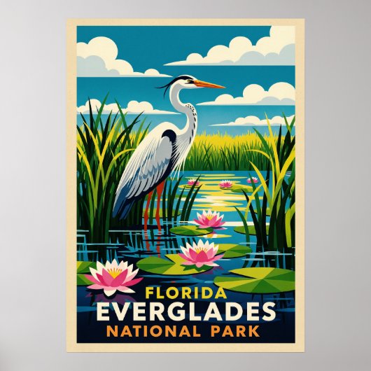 Florida Everglades National Park V04 Poster (Voorkant)