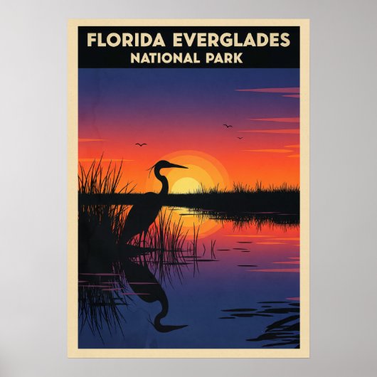 Florida Everglades National Park V05 Poster (Voorkant)