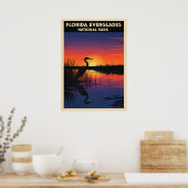 Florida Everglades National Park V05 Poster (Keuken)