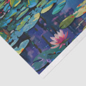 Florida Everglades River Lily Pads Decoupage Tissuepapier (Detail)