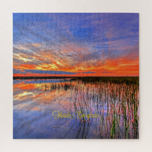 Florida Everglades, schilderachtig panorama, Legpuzzel