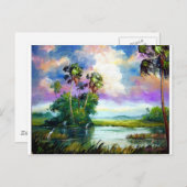 Florida Everglades Wind Briefkaart (Voorkant / Achterkant)
