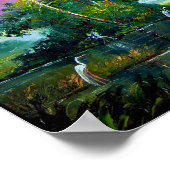 Florida Everglades Wind Painting Poster (Hoek)
