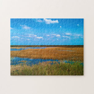 Florida Everglades Zaaggras, Lucht & Weerkaatsinge Legpuzzel