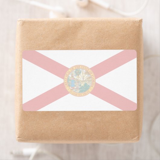 Florida Faint Flag Verzendlabel (Insitu)