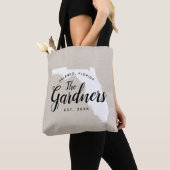 Florida Family Monogram State Canvas tas (Dichtbij)