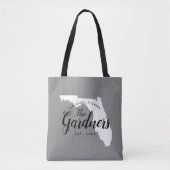 Florida Family Monogram State Canvas tas (Voorkant)