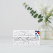 Florida Firearms Open Carry Laws Visitekaartjes... Visitekaartje (Staand voorkant)