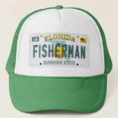 Florida Fisherman License bord pet (Voorkant)
