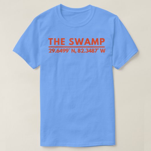 Florida FL Fans De Moeras T-shirt (Design voorkant)