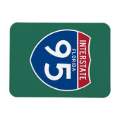 Florida FL I-95 Interstate Highway Shield - Magneet (Horizontaal)