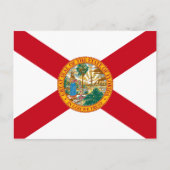 Florida Flag Briefkaart (Voorkant)