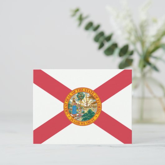 Florida Flag Briefkaart (Staand voorkant)