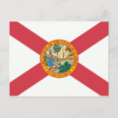 Florida Flag Briefkaart (Voorkant)